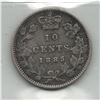 Image 2 : 1885 Canada 10 Cent Obverse 4 ICCS VF 20