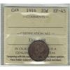 Image 1 : 1916 Canada 10 Cent ICCS EF 45