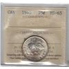 Image 1 : 1940 Canada 25 Cent ICCS MS 65