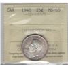 Image 1 : 1941 Canada 25 Cent ICCS MS 65