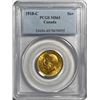 Image 1 : 1918-C Canada Sovereign PCGS MS 63 Gold Coin