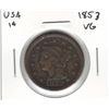 Image 1 : 1853 USA 1 Cent VG