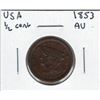Image 1 : 1853 USA 1/2 Cent AU