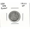 Image 1 : 1853 USA 10 Cent with Arrows VF