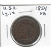 Image 1 : 1854 USA 1 Cent VG