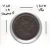 Image 1 : 1856 USA 1 Cent Slanted 5 VG