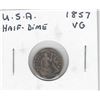 Image 1 : 1857 USA Half Dime VG