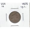 Image 1 : 1858 USA 1 cent Large Letters