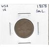 Image 1 : 1858 USA 1 Cent Small Letters