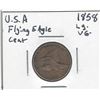 Image 1 : 1858 USA 1 cent Large Letters VG
