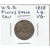 Image 1 : 1858 USA 1 cent Large Letters VG