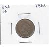 Image 1 : 1861 USA 1 Cent