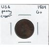 Image 1 : 1864 USA 1 Cent G+