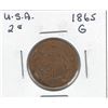 Image 1 : 1865 USA 2 Cent G 4