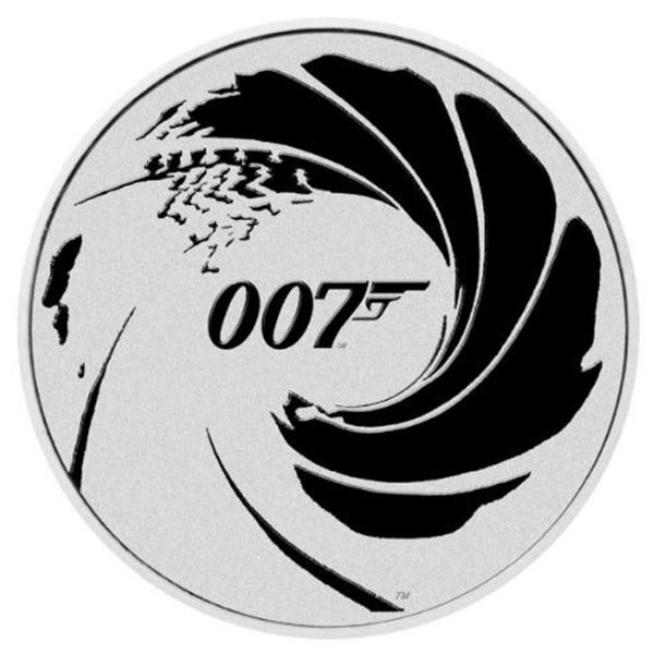 2022 Tuvalu $1  James Bond 007 1 oz