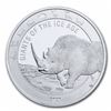 Image 1 : 2021 Republic of Ghana 5 Cedis Woolly Rhinoceros 1 oz