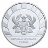 Image 2 : 2021 Republic of Ghana 5 Cedis Woolly Rhinoceros 1 oz