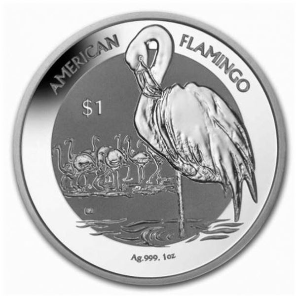 2021 British Virgin Islands $1 Flamingo 1 oz