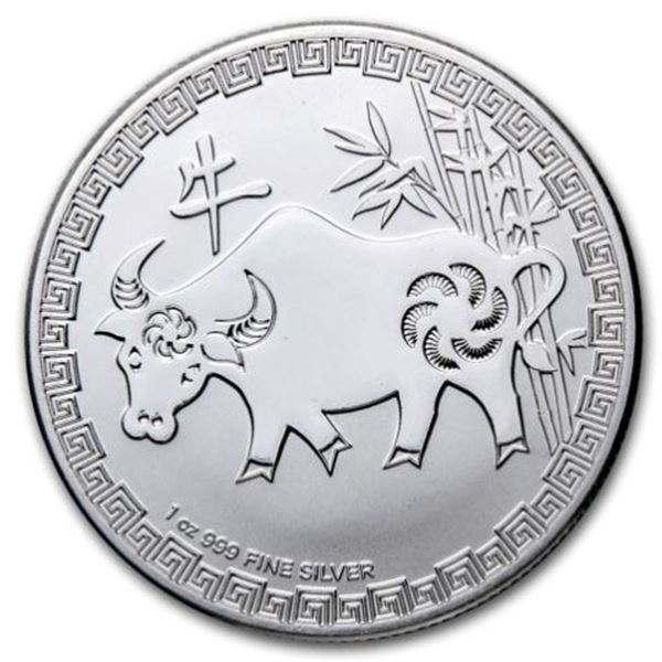 2021 Niue $2 Lunar Year of the Ox 1 oz