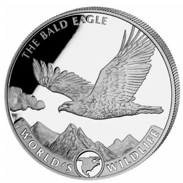 2021 Congo 20 Francs Bald Eagle 1 oz