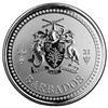 Image 2 : 2021 Barbados $1 Trident 1 oz