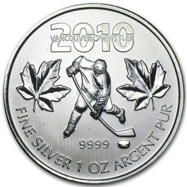 2010 Canada $5 Olympic Hockey