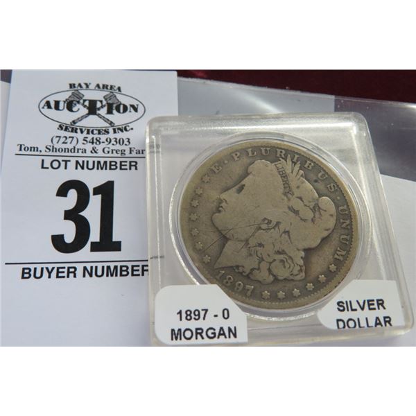 1897-O Silver Morgan Dollar