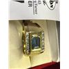 Image 3 : 14K Ring 12.4g Blue Topaz