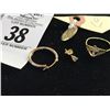 Image 2 : 14K Earring, 10K Earring .3g, 14K .2g Pendant, 14K