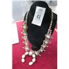 Image 1 : Silver Motif Squash Bloom Necklace 195g (Damaged)