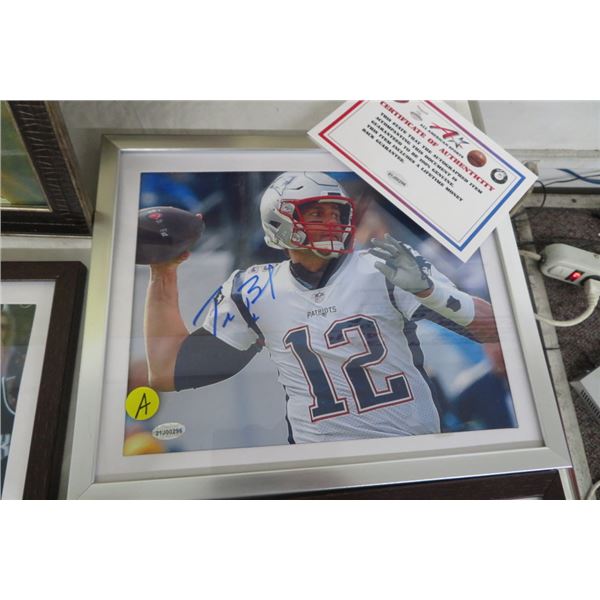 Tom Brady Autographed Photo w/COA