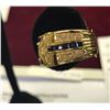 Image 3 : 18K Yellow Gold Diamond & Sapphire Earrings 24 Square