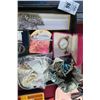 Image 1 : Tray Lot of Pocket Watches & Fashion Jewelry