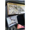 Image 3 : Tray Lot of Pocket Watches & Fashion Jewelry