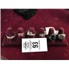 Image 1 : 6-Silver Rings - 6 X $