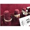 Image 2 : 6-Silver Rings - 6 X $