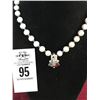 Image 1 : Freshwater Cultured Pearl Necklace 34 Pearls w/14K White