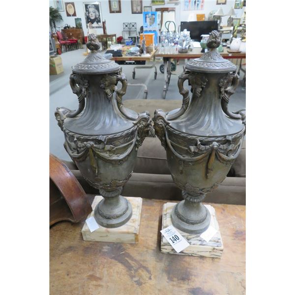 Mixed Metal Urns (2)