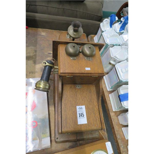 Vintage Oak Phone