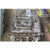 Image 1 : Hanging Shell Basket & Glass Tray Set