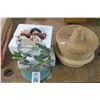 Image 1 : Cast Metal Bird Décor & Snowman Figurine