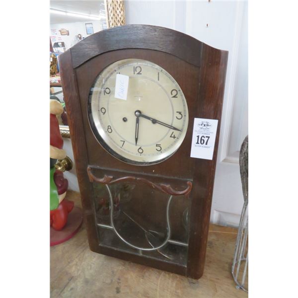 Junghans Mahogany Pendulum Wall Clock