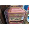 Image 2 : Fabric Covered Jewelry Armoire
