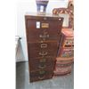 Image 1 : Oak 4 Drawer Legal File Cabinet