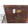 Image 2 : Oak 4 Drawer Legal File Cabinet