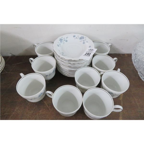 Bavaria German Cup & Saucer Service For Nine