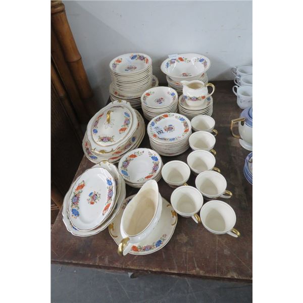 Painted Floral China Set