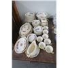 Image 1 : Painted Floral China Set