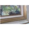 Image 2 : Framed Oil On Canvas Cottage Scene 32" x 28"