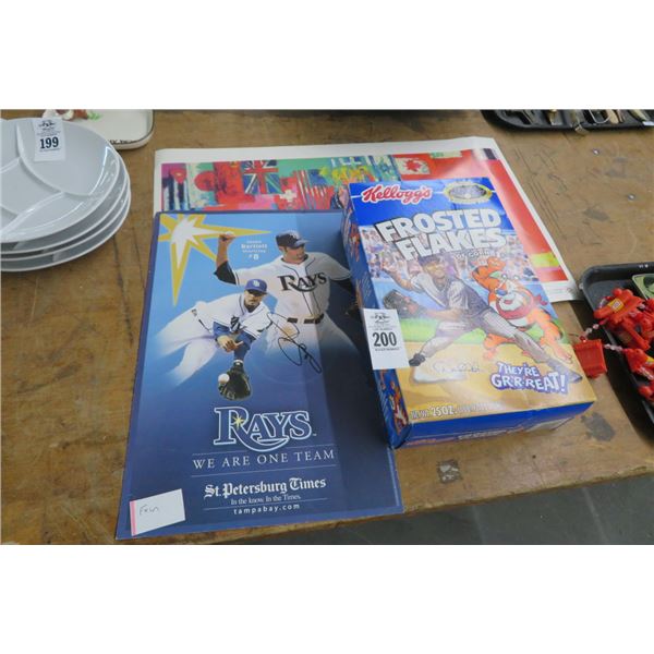 Autographed Posters & Frosted Flake Box